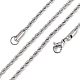 304 Stainless Steel Rope Chain Necklaces(X-STAS-M174-014P-B)-2