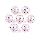 Spot Pattern Opaque ABS Plastic Imitation Pearl Enamel Beads(KY-G020-02B)-3