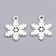 Tibetan Style Alloy Snowflake Pendants(TIBEP-EA115Y-S-FF)-2