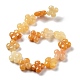 topaze naturelles perles de jade de brins(G-P520-A08-01)-3