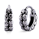 316 Stainless Steel Skull Hoop Earrings for Men Women(EJEW-SZ0001-95)-1
