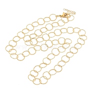 Ion Plating(IP) 304 Stainless Steel Necklaces, Rolo Chains, Golden, 28.35x0.51 inch(72x1.3cm)(STAS-D084-26G)