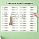 32Pcs 4 Styles Plastic & Steel Pegboard Hooks Sets(FIND-NB0007-32)-3