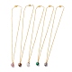 Natural & Synthetic Gemstone Pendant Necklaces(NJEW-JN03228)-2