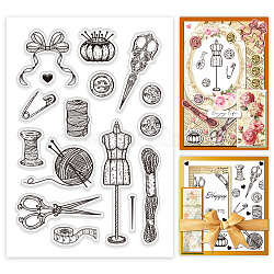 Custom PVC Plastic Clear Stamps, for DIY Scrapbooking, Photo Album Decorative, Cards Making, Mixed Shapes, 160x110x3mm(DIY-WH0448-0385)