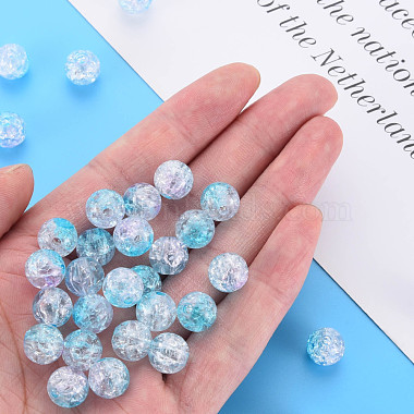 Transparent Crackle Acrylic Beads(MACR-S370-N10mm)-6