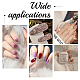arricraft 100g 10 couleurs brillants accessoires de décoration nail art(MRMJ-AR0001-04)-5