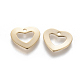 304 Stainless Steel Open Heart Charms(STAS-L233-043G)-2