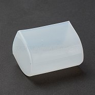 Silicone Resin Curve Assist Tool, for UV Resin & Epoxy Resin Hair Bun Cage Making, Arch Shape, White, 69x43x46mm(DIY-K042-03)