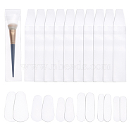 Plastic Brush Protection Dustproof Portable Brush Holders, White, 29x5.1x0.1cm(MRMJ-CA0001-17)