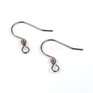 Tarnish Resistant 304 Stainless Steel Earring Hook Findings(X-STAS-M240-04)-1
