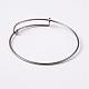 Adjustable 304 Stainless Steel Expandable Bangle Making(BJEW-L604-10)-2