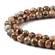 3Strands Baking Paint Glass Beads Strands(DGLA-YW0001-55B)-1