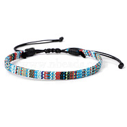 Bohemian Style Handmade Woven Bracelet - Retro Accessories for Spring., Mixed Color, 0.1cm(ST2763673)