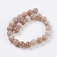 Chapelets de perles de sunstone naturelle naturelles(X-G-G099-4mm-14)-2