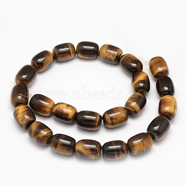 Natural Tiger Eye Barrel Beads Strands(G-F240-01D)-3