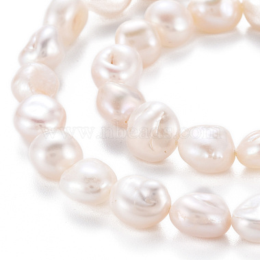 Natural Keshi Pearl Beads Strands(PEAR-S020-T01)-4