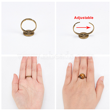 componentes del anillo de bronce ajustable(KK-PH0004-59P)-4