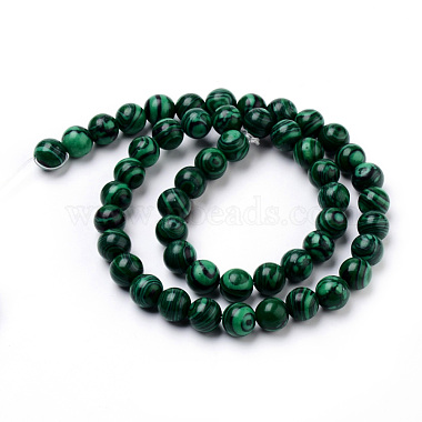 Chapelets de perles en malachite synthétique(X-G-Q462-57-8mm)-3