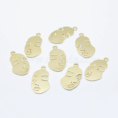 Golden Human Brass Pendants