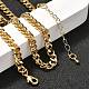 Brass Cuban Link Chain Necklaces for Women(NJEW-U022-01G)-3