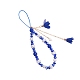 strass en argile polymère et bracelet mobile en chaîne de perles de verre(HJEW-SW00021-01)-1