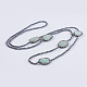 Non-magnetic Synthetic Hematite Beaded Necklaces(NJEW-P207-09)-1