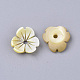 Perles de coquillage jaune(SSHEL-S251-38)-2