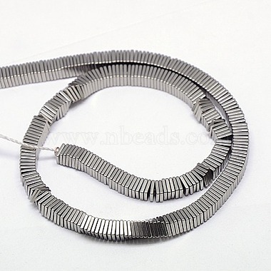 Electroplate Non-magnetic Synthetic Hematite Heishi Beads Strands(G-J171A-3x3mm-02)-2