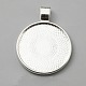 Alloy Pendant Cabochon Settings(FIND-WH0148-030)-1