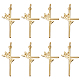 10Pcs Rack Plating Brass Pendants(KK-BBC0010-77)-1