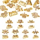 14Pcs 7 Style Rack Plating Brass Pave Cubic Zirconia Slide Charms(KK-TA0001-36)-1