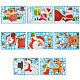 8 Sheets 8 Styles Christmas Themed PVC Static Stickers(STIC-GF0001-15)-1