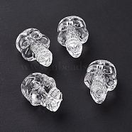 Transparent Acrylic Beads, Skull, Clear, 23x17x15mm, Hole: 3.8mm, 155pcs/500g(OACR-P013-01)