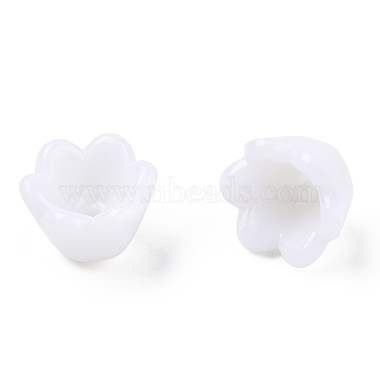 Opaque Acrylic Flower Bead Caps(SACR-Q099-M45A)-5