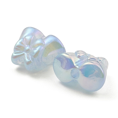 placage uv lumineux perles acryliques irisées arc-en-ciel(PACR-E002-06)-5