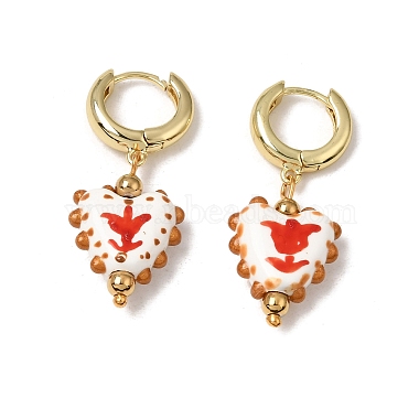 Brass Hoop Dangle Earrings(KK-CBA8324-26G)-6
