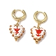 Brass Hoop Dangle Earrings(KK-CBA8324-26G)-6