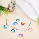 10Pcs 5 Colors Food Grade Eco-Friendly Silicone Beads(SIL-SC0001-06)-7