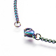 Ion Plating(IP) 304 Stainless Steel Box Chain Necklaces(X-NJEW-P251-02B)-3