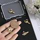 5Pcs Brass Micro Pave Clear Cubic Zirconia Pendants(ZIRC-BBC0002-35)-3