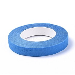 Crepe Paper, For Paper Flower Wrapping, DIY Party Decoration, Dodger Blue, 12mm, about 27m/roll(30yards/roll)(X-DIY-WH0006-A07)