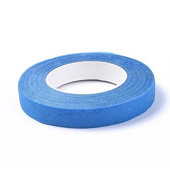 Crepe Paper, For Paper Flower Wrapping, DIY Party Decoration, Dodger Blue, 12mm, about 27m/roll(30yards/roll)