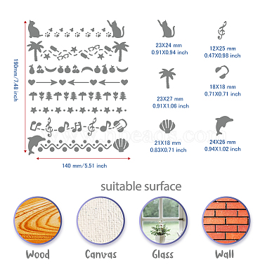 pochoirs de matrices de découpe en acier inoxydable personnalisés(DIY-WH0289-031)-2