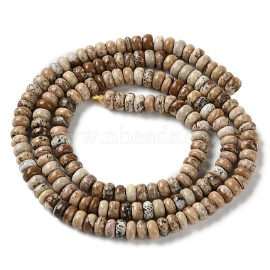 image Naturel jaspe perles brins(G-H292-A03-01)-3