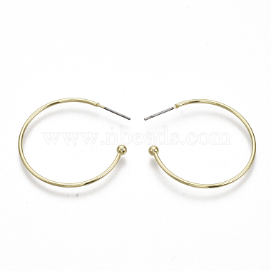 Iron Stud Earrings(EJEW-N013-06)-2