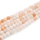 Natural Pink Aventurine Beads Strands(X-G-Q462-6mm-13)-1