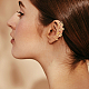 20Pcs 20 Style Multi Line & Leaf & Criss Cross Alloy & Iron Cuff Earrings for Women(EJEW-AN0003-53)-3