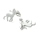 Cute Little Animal Theme 304 Stainless Steel Stud Earrings(EJEW-B041-03F-P)-2