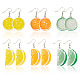 6 Pair Brass Fruit Dangle Earrings(EJEW-TAC00018)-2